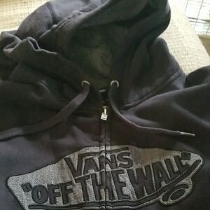 Vans Black Zip-Up Hoodie